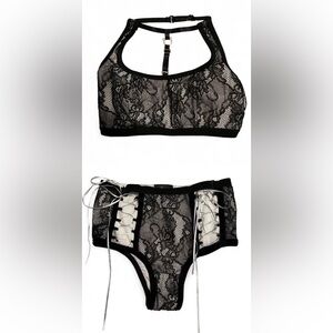 Lacey Cat Polewear Pole Dance Set